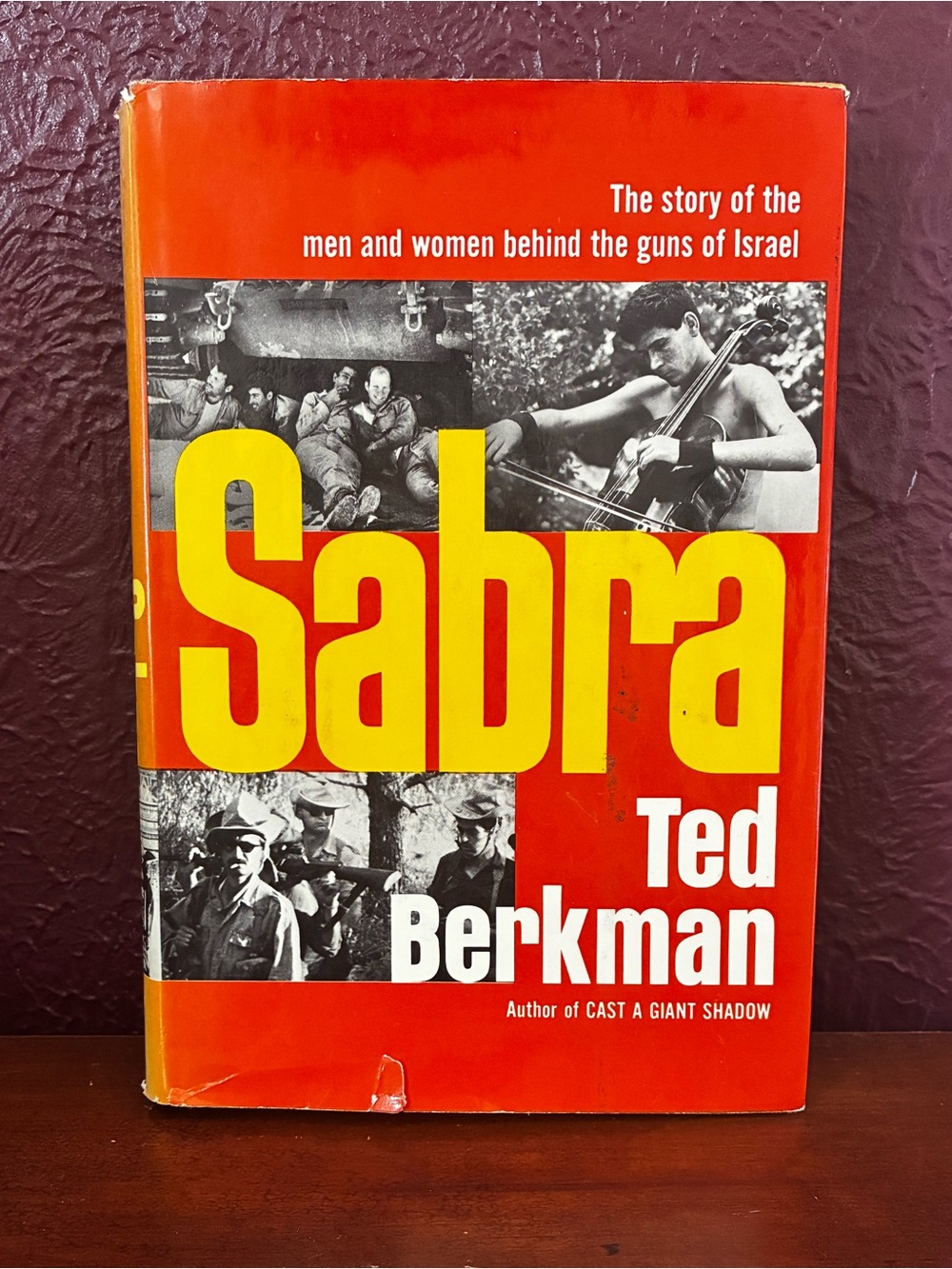 Sabra book by Ted Berkman Jewish history of Israelis in Israel